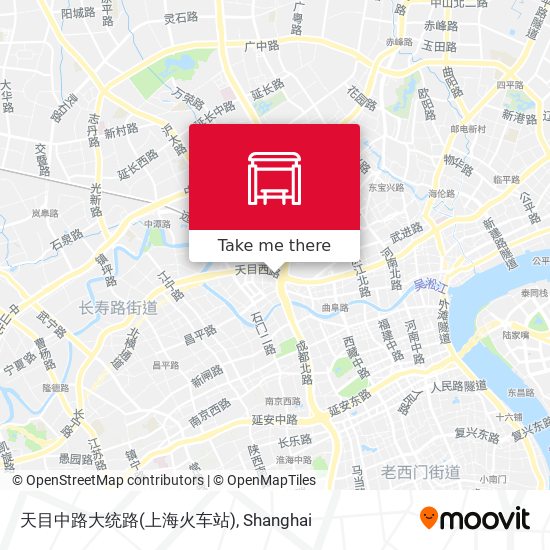 天目中路大统路(上海火车站) map