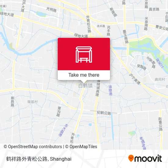 鹤祥路外青松公路 map
