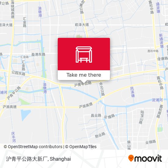 沪青平公路大新厂 map