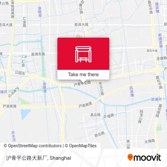 沪青平公路大新厂 map