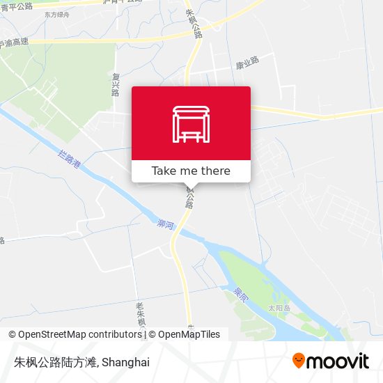 朱枫公路陆方滩 map