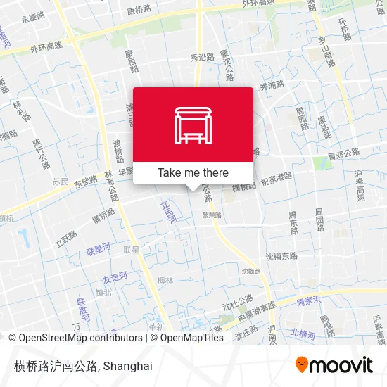 横桥路沪南公路 map