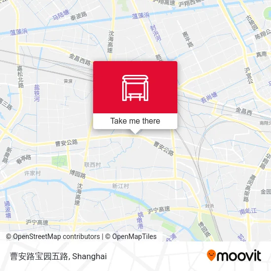 曹安路宝园五路 map