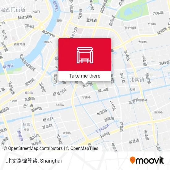 北艾路锦尊路 map