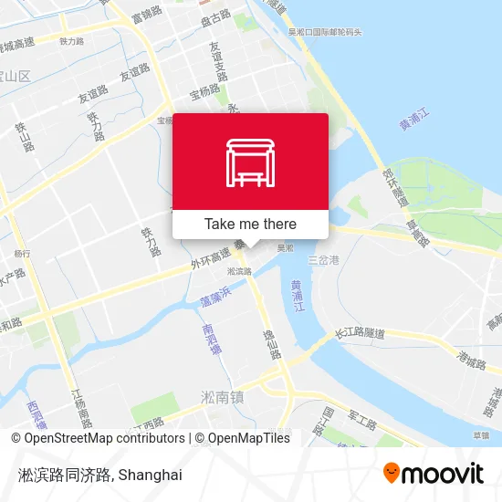 淞滨路同济路 map