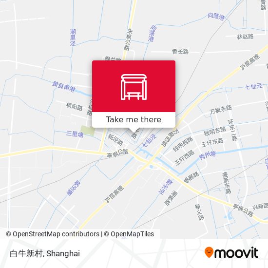白牛新村 map