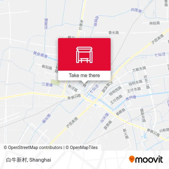 白牛新村 map