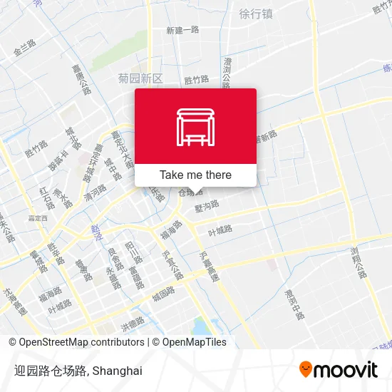 迎园路仓场路 map