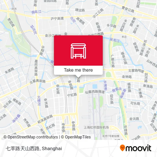 七莘路天山西路 map