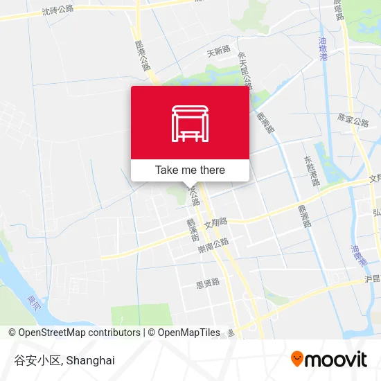 谷安小区 map