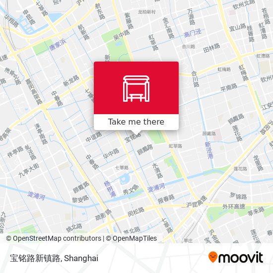 宝铭路新镇路 map