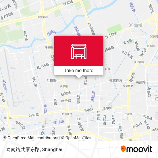 岭南路共康东路 map