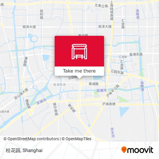 桂花园 map