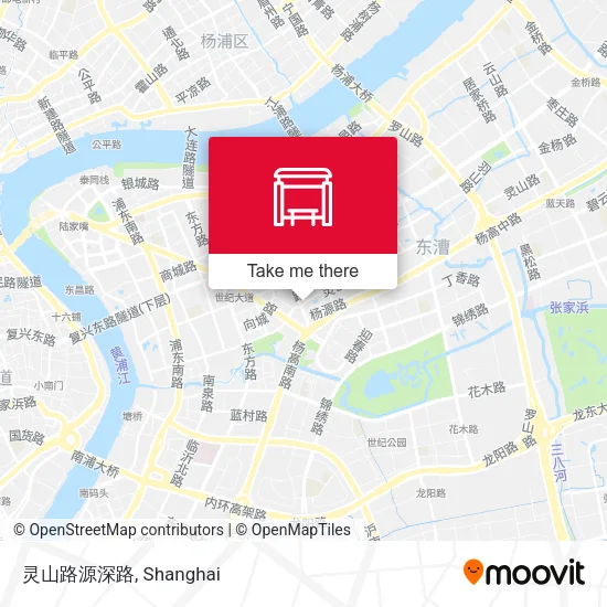 灵山路源深路 map