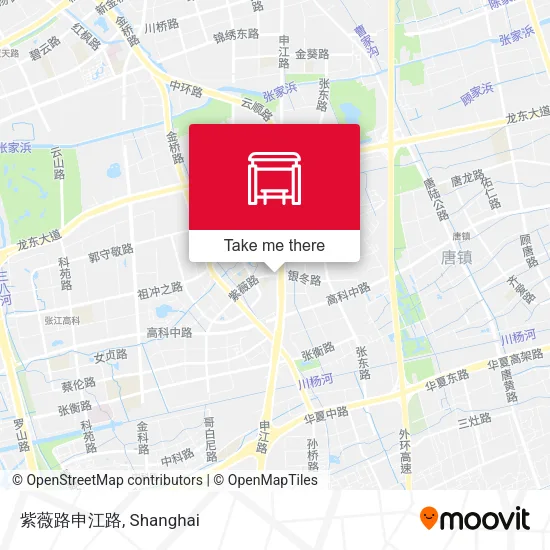 紫薇路申江路 map