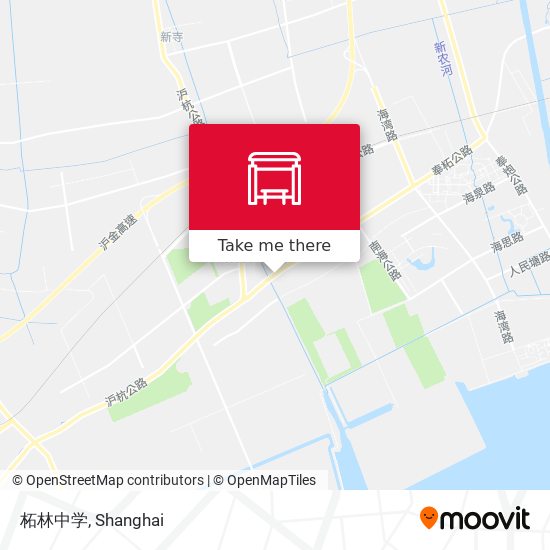 柘林中学 map
