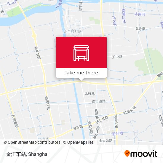 金汇车站 map