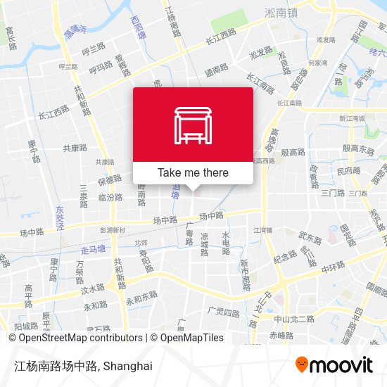 江杨南路场中路 map