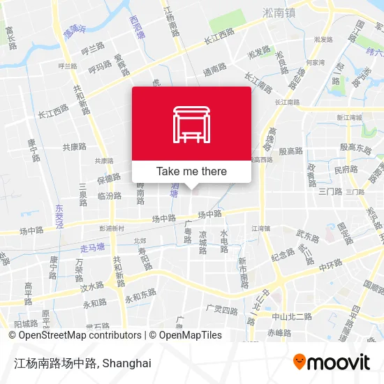 江杨南路场中路 map