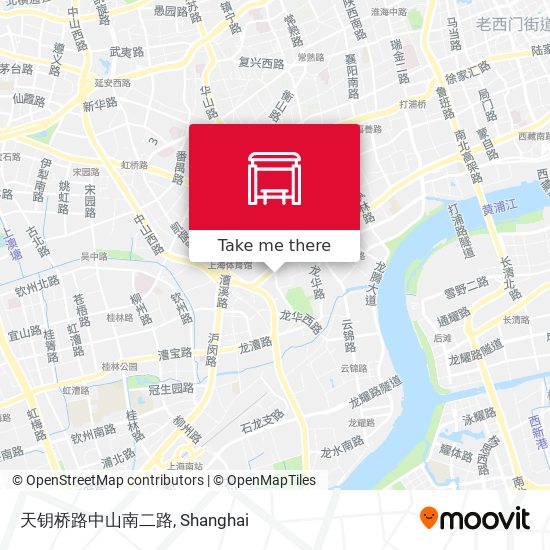 天钥桥路中山南二路 map