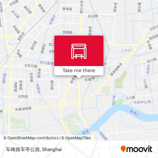 车峰路车亭公路 map