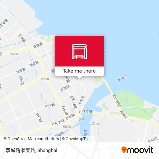 双城路淞宝路 map
