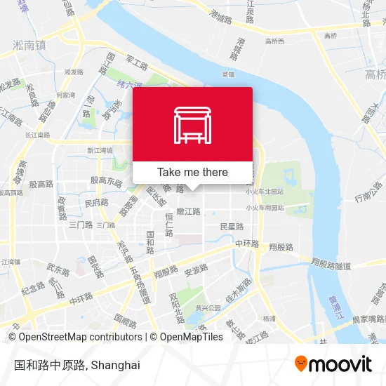 国和路中原路 map