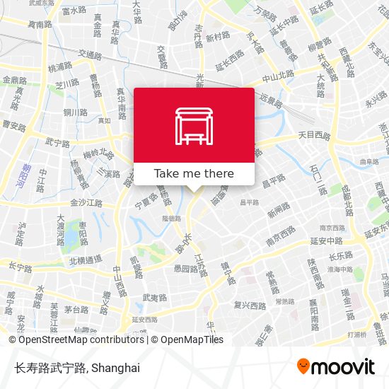 长寿路武宁路 map
