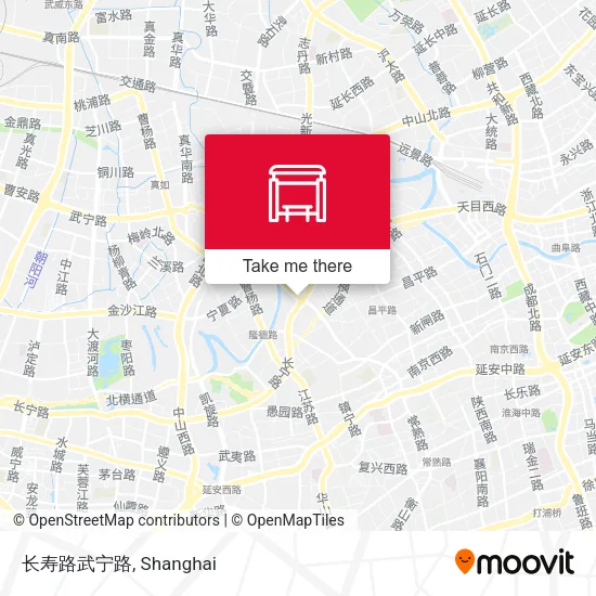 长寿路武宁路 map