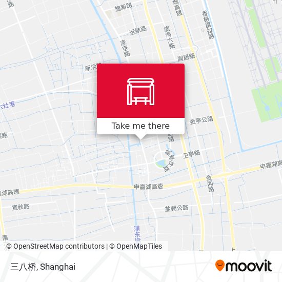 三八桥 map