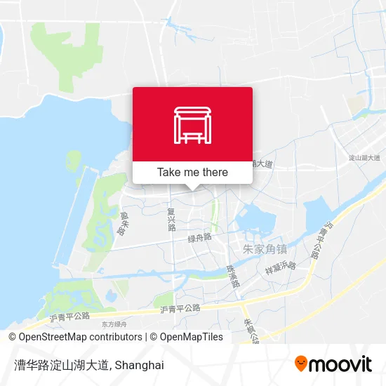 漕华路淀山湖大道 map