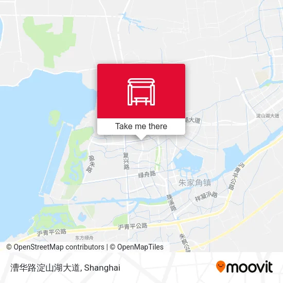 漕华路淀山湖大道 map