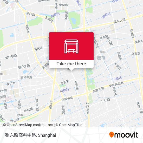 张东路高科中路 map