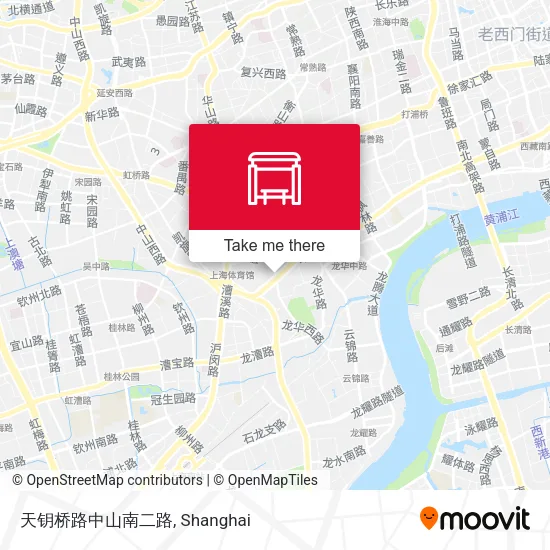 天钥桥路中山南二路 map