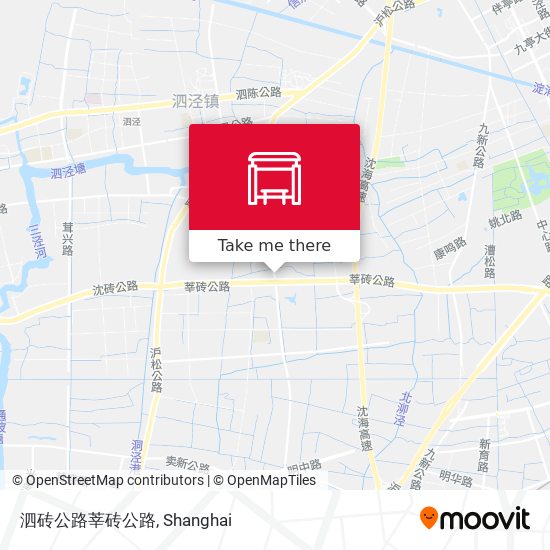 泗砖公路莘砖公路 map