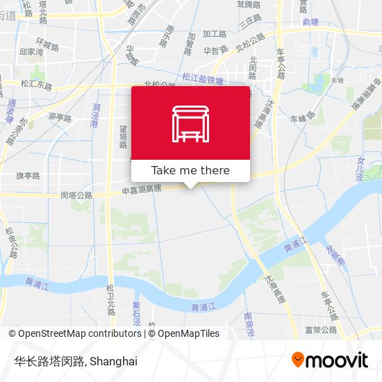 华长路塔闵路 map