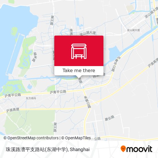 珠溪路漕平支路站(东湖中学) map