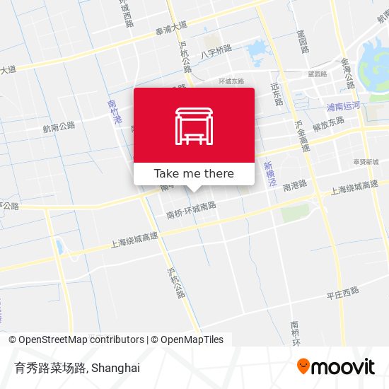 育秀路菜场路 map