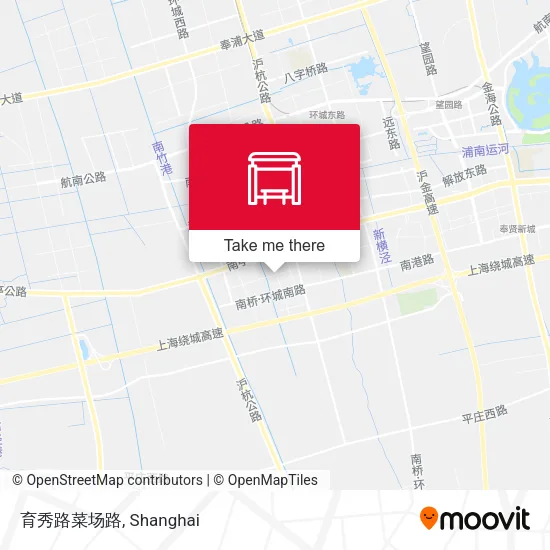 育秀路菜场路 map