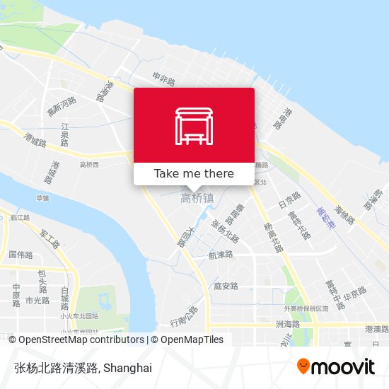 张杨北路清溪路 map
