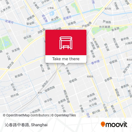 沁春路中春路 map