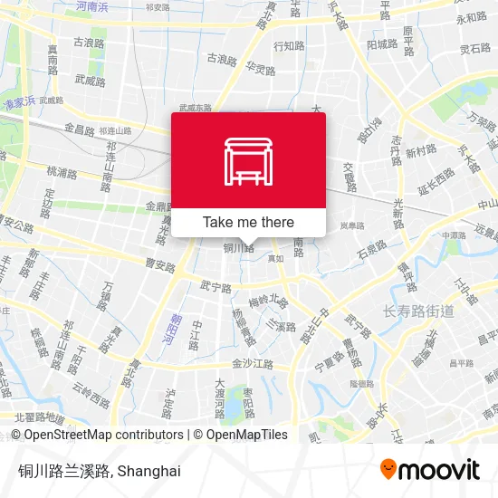 铜川路兰溪路 map