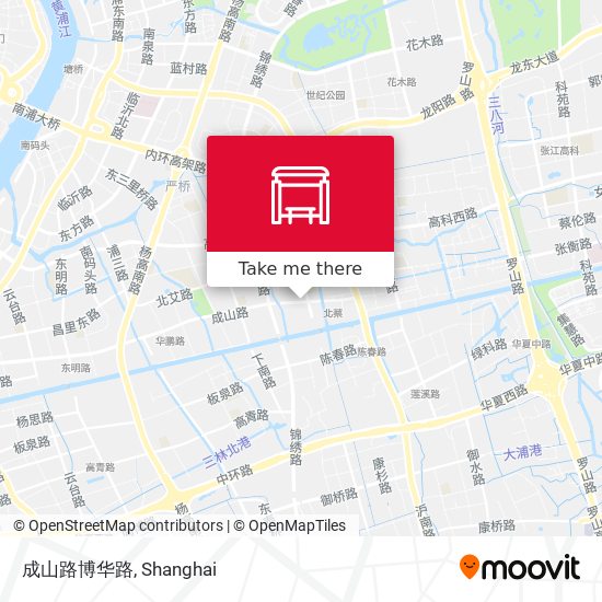 成山路博华路 map