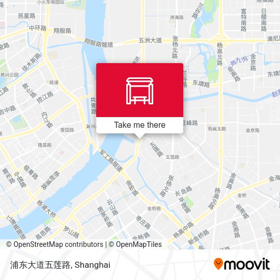 浦东大道五莲路 map