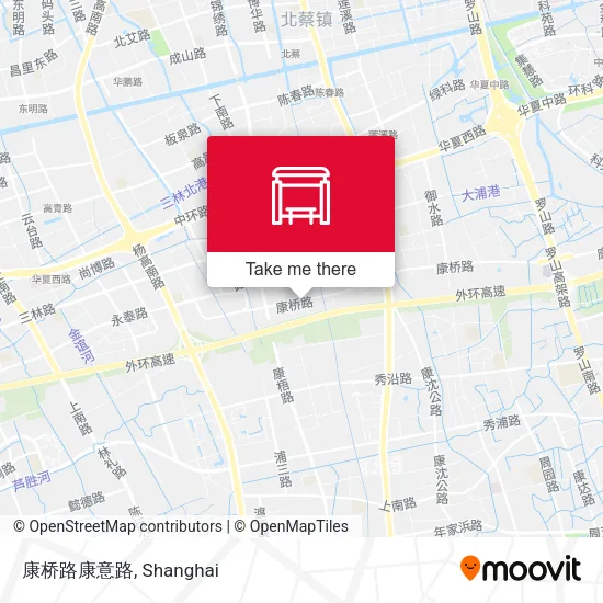 康桥路康意路 map