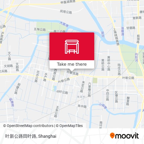 叶新公路田叶路 map