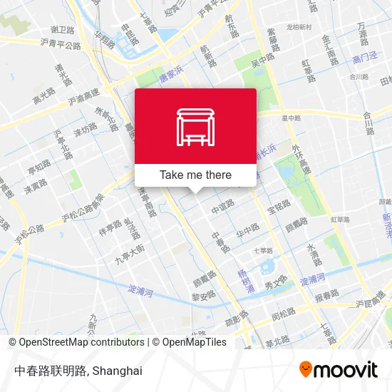 中春路联明路 map