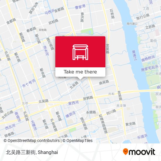 北吴路三新街 map