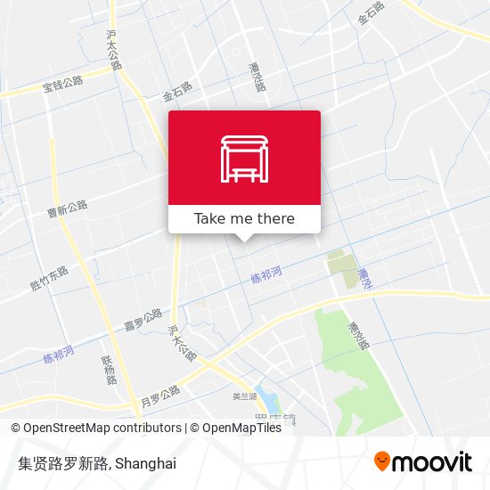 集贤路罗新路 map