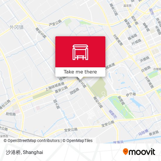 沙港桥 map
